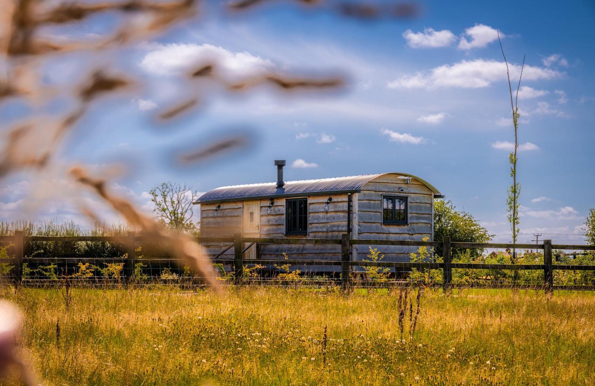 Monkwood Shepherds Hut - Ockeridge Rural Retreats Worcester Luaran gambar